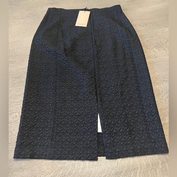 MM.LAFLEUR Black Dorchester Glyph Jaquard Skirt Size 8 - Picture 5 of 9